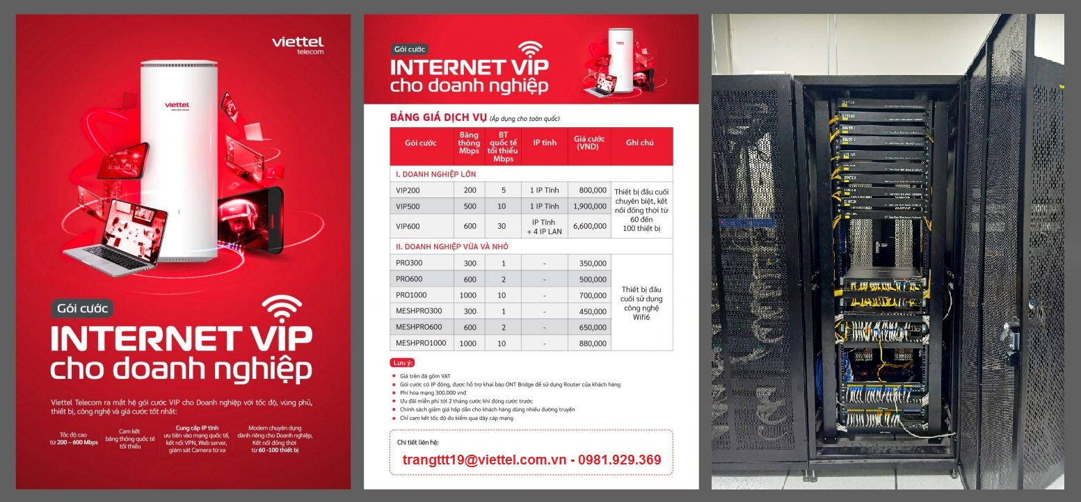 Giá lắp mạng cáp quang doanh nghiệp