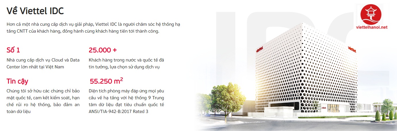 Ưu điểm của Viettel IDC